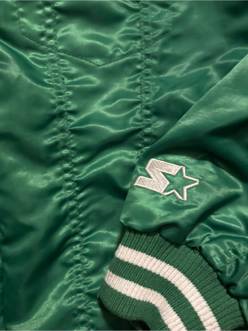 Boston Celtics Bomber Jacket Levi's x Starter Varsity Jacket - Picture 5 of 7